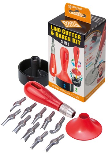 Essdee Lino Cutter & Baren Kit L10b