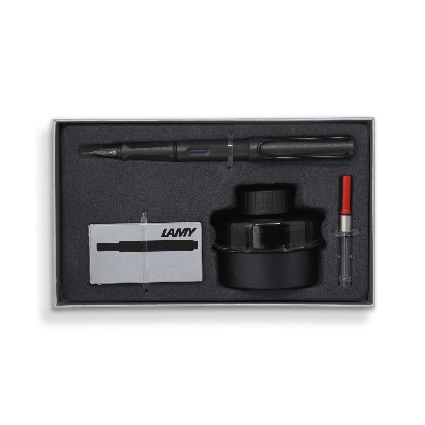 Lamy E193 Charcoal Fountain Pen Gift Set