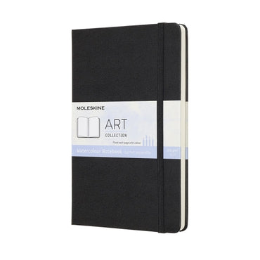 Moleskine Art Watercolor Portrait Large Black Notebook