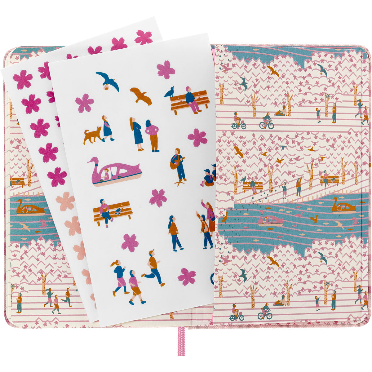 Moleskine Limited Collection Sakura Pocket Ruled Couple Notebook