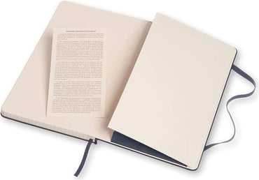 Moleskine Large Square Sapphire Blue Hard Cover Notebook