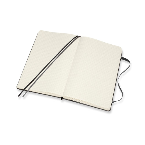 Moleskine Notebook Large Expanded Square Black Hard Cover