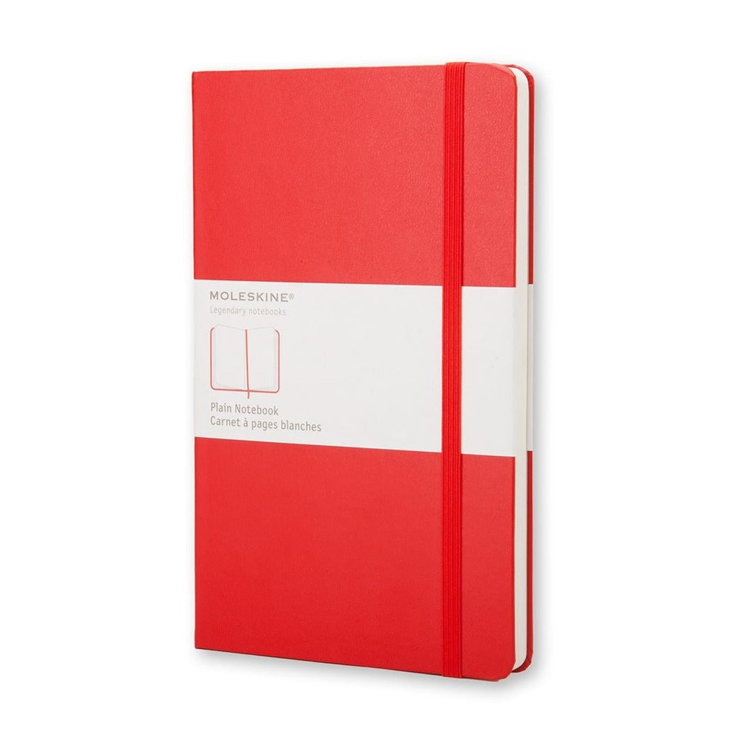 Moleskine Large Plain Hard Cover Notebooks