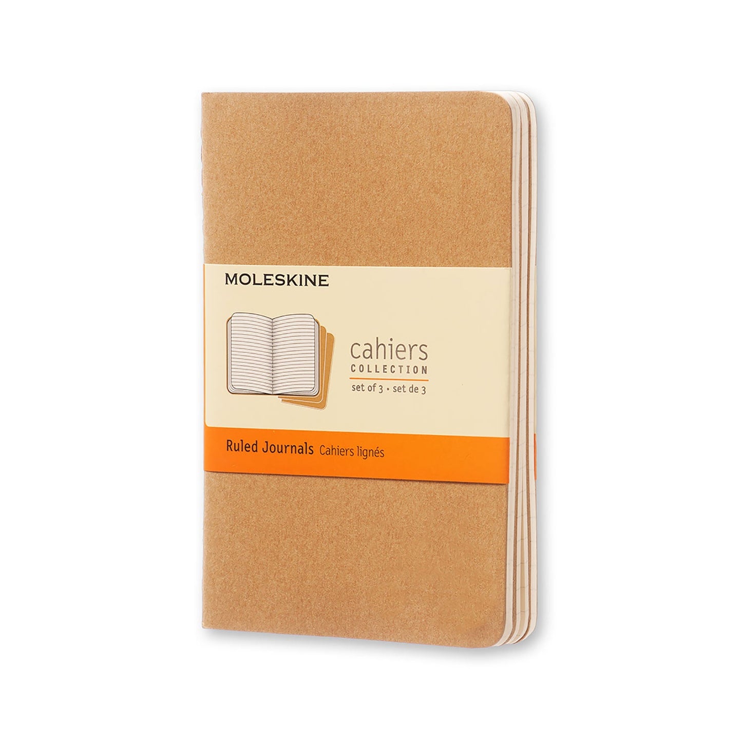 Moleskine Cahier Pocket Ruled Journals Pack Of 3