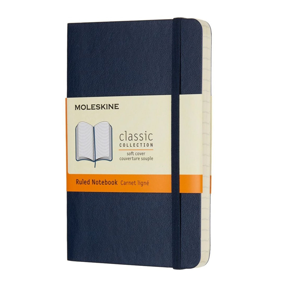 Moleskine Pocket Ruled Soft Cover Notebooks