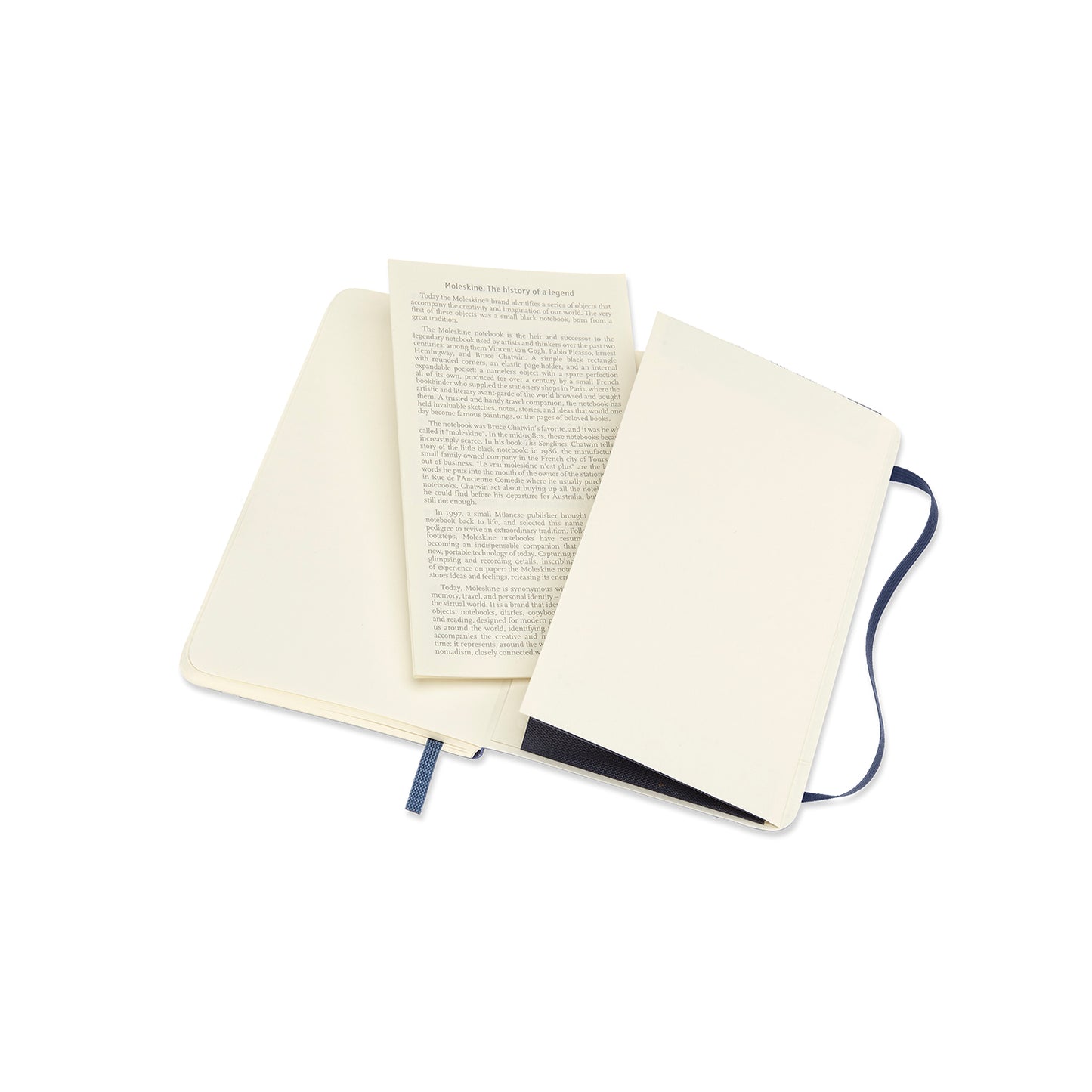 Moleskine Notebook Pocket Sapphire Blue Soft Cover Plain