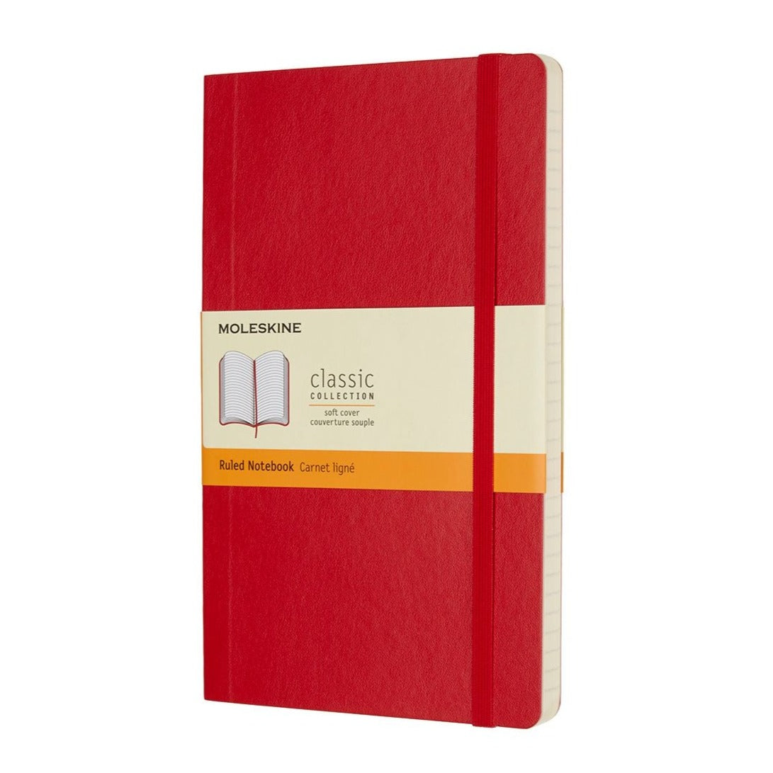 Moleskine Large Ruled Soft Cover Notebooks