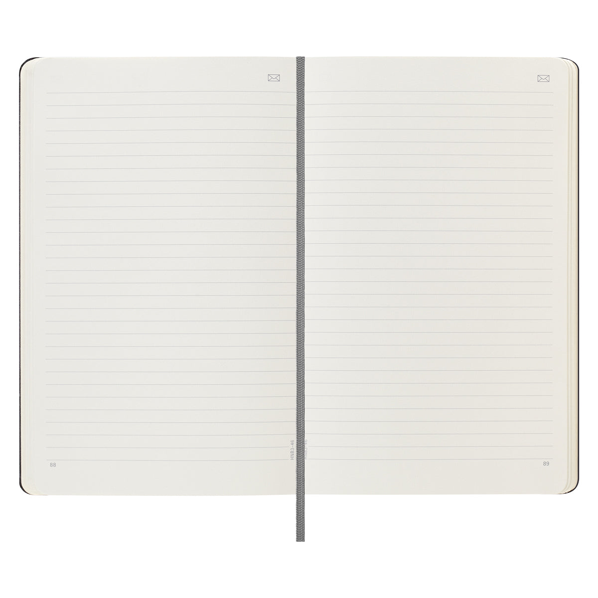 Moleskine Smart Large Ruled Black Notebook