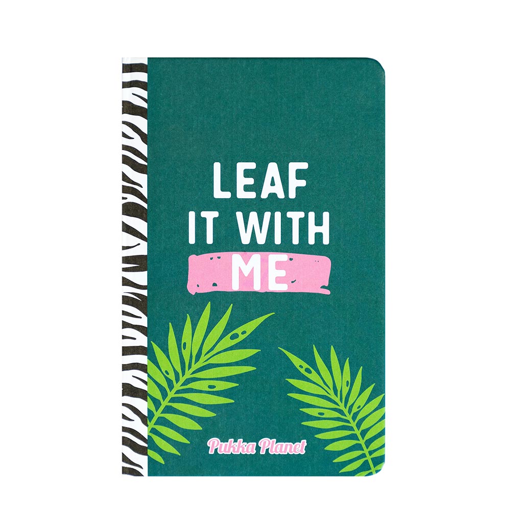 Pukka Planet 13x21cm Leaf It With Me Softcover Notebook