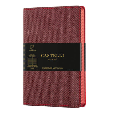 Castelli A5 Ruled Harris Notebooks