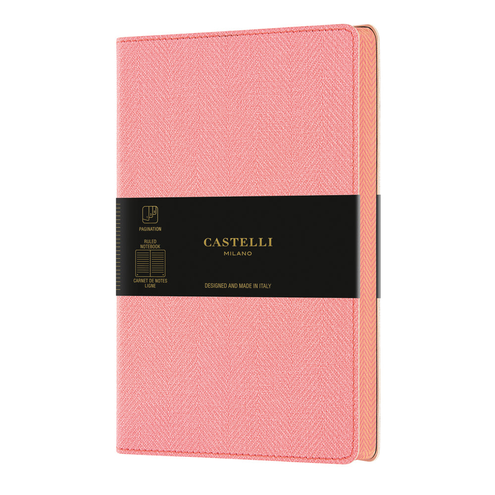 Castelli A5 Ruled Harris Notebooks