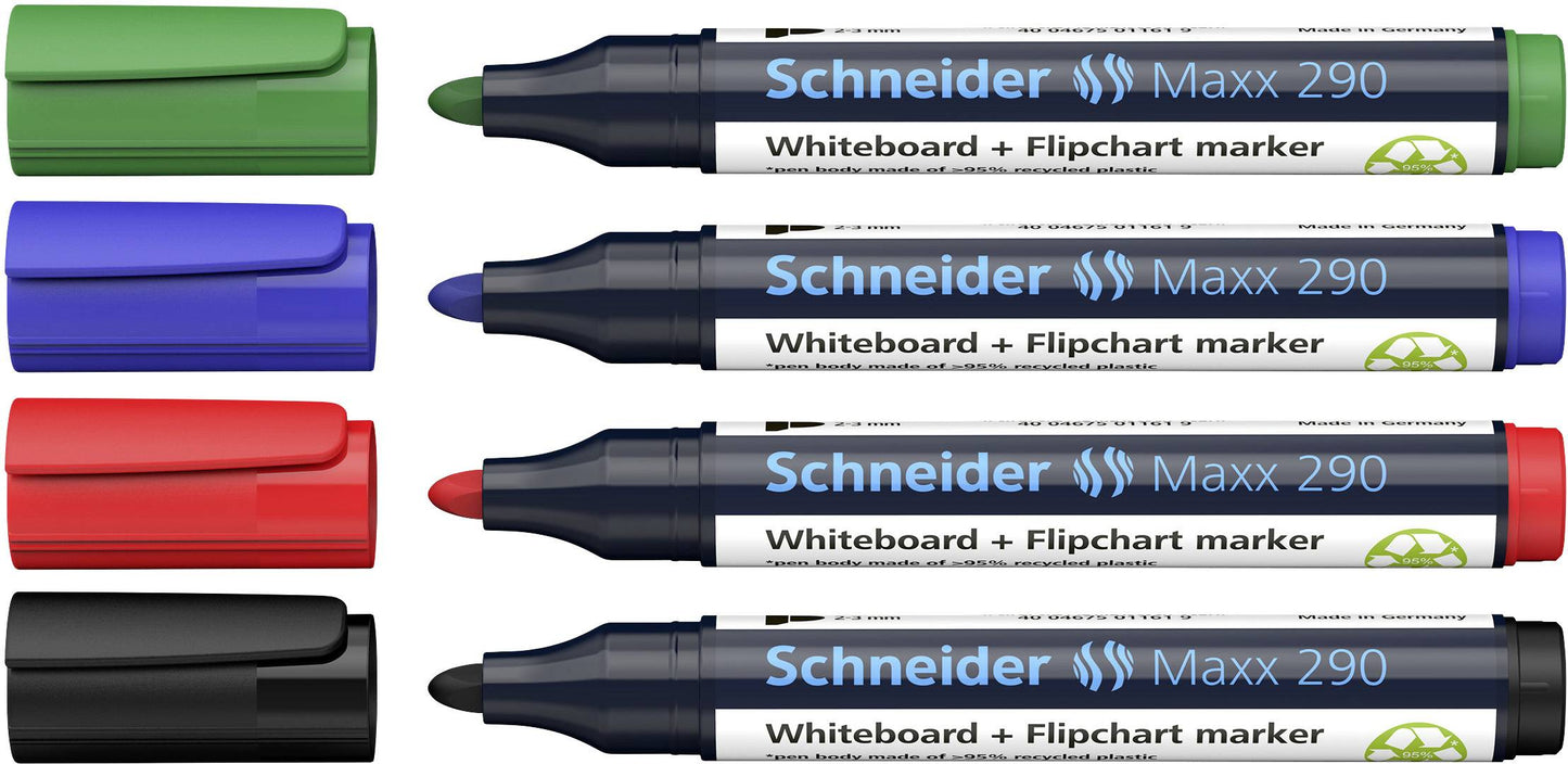 Schneider Maxx 290 Whiteboard Marker Set Of 4