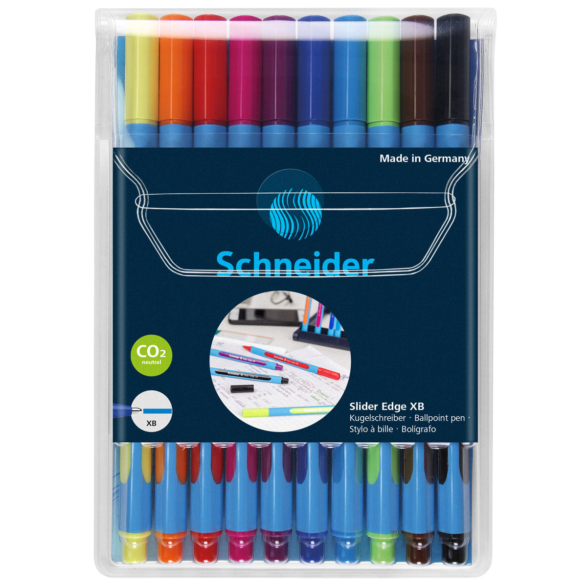 Schneider Slider Edge XB Ballpoint Pens Wallet of 10