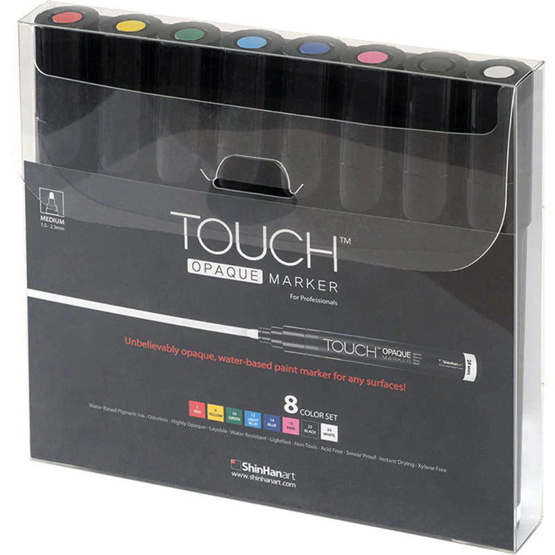 ShinHan Touch Opaque Markers Medium Set of 8