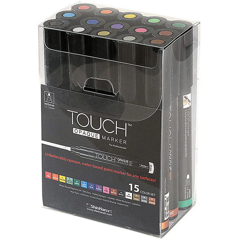 ShinHan Touch Opaque Markers Medium Set of 15