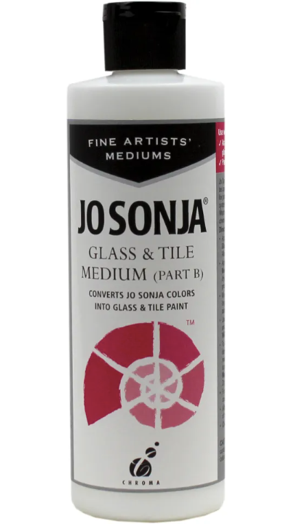 Jo Sonja Glass & Tile Painting Medium 250ml (Part B)