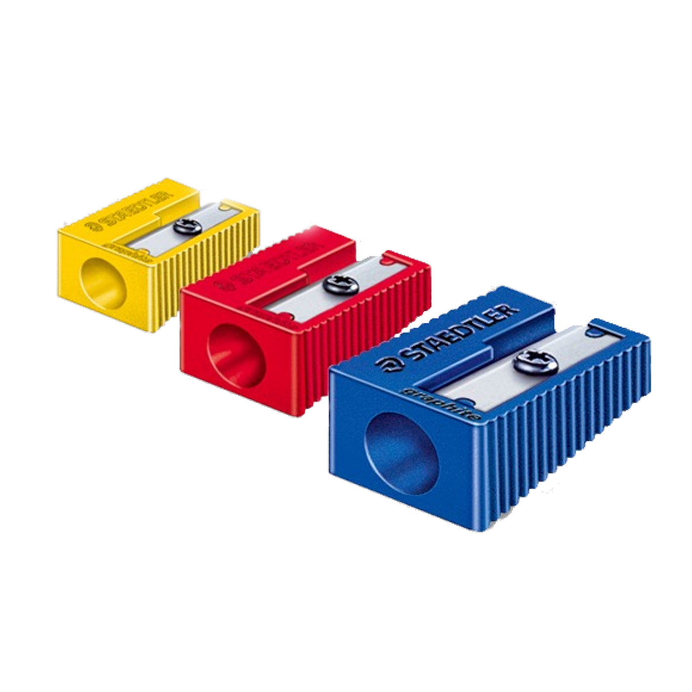 Staedtler Pencil Sharpener Plastic Single Hole Blue