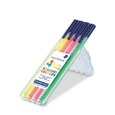 Staedtler Pen Style Highlighter Triangular Triplus Textsurfer 4 Pack