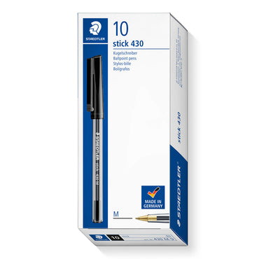 Staedtler Ballpoint Pen Stick 430M Medium Black