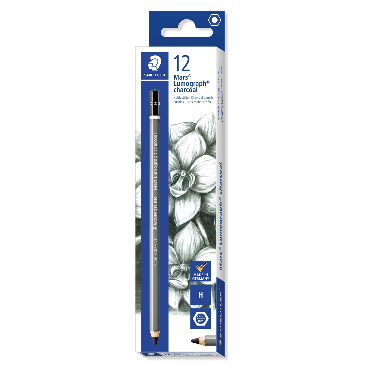 Staedtler Charcoal Pencil Mars Lumograph Hard