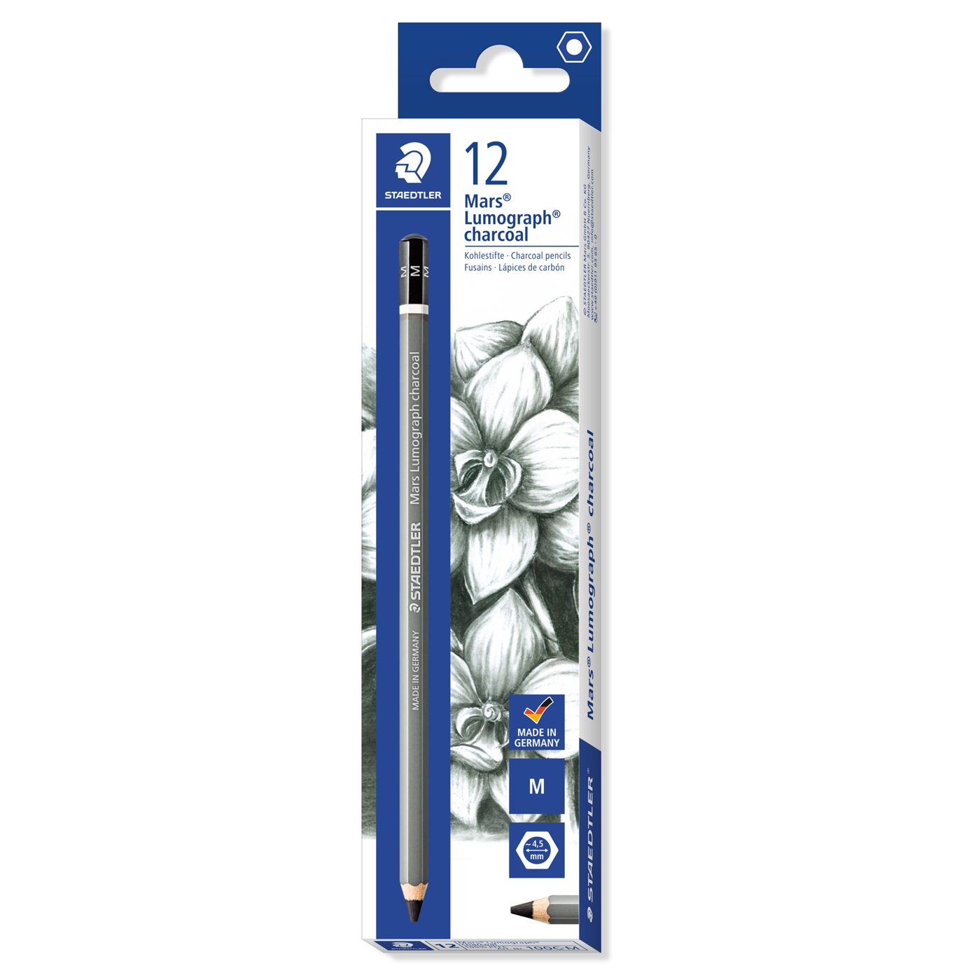Staedtler Charcoal Pencil Mars Lumograph Medium