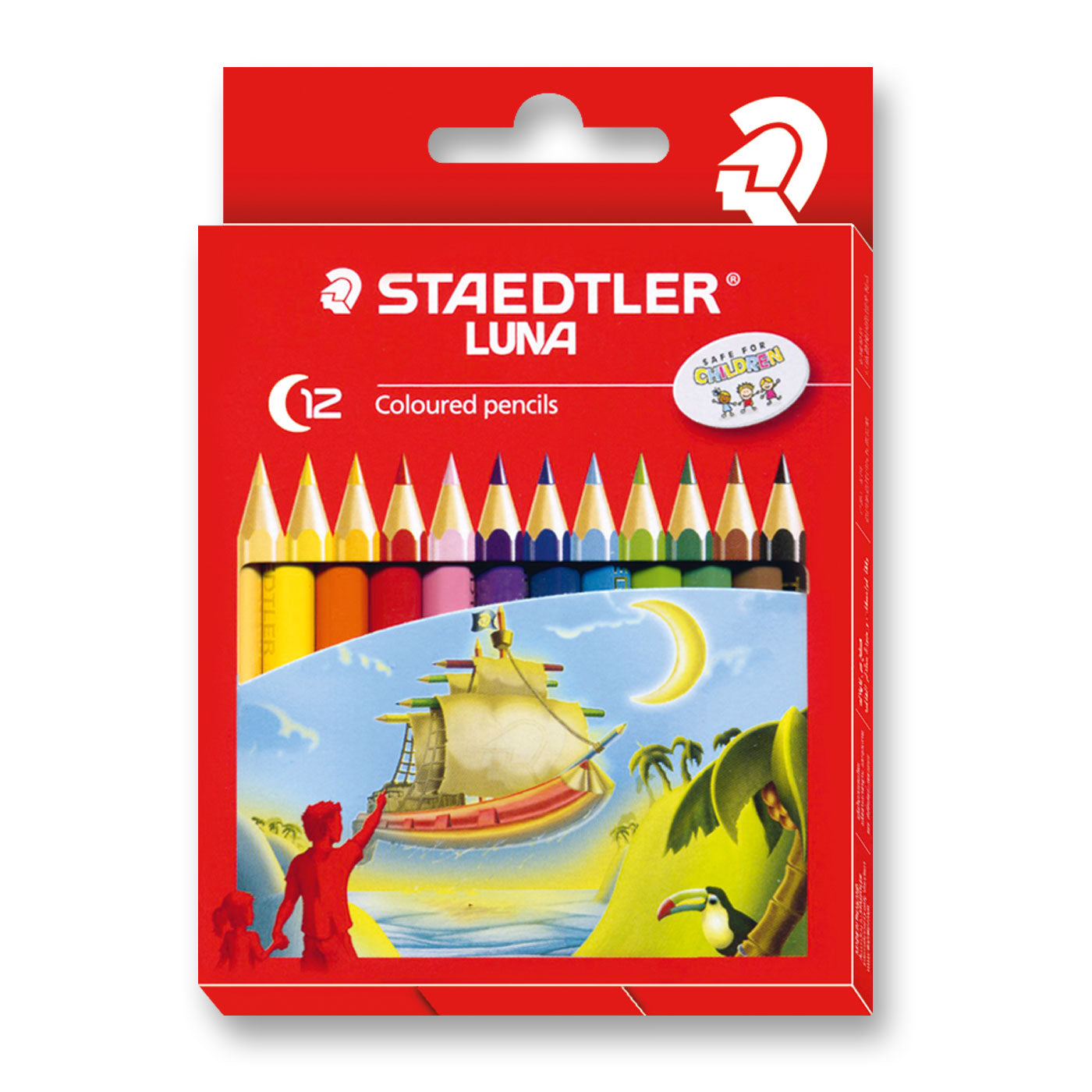 Staedtler Colouring Pencils Luna Half Length 12 Pack