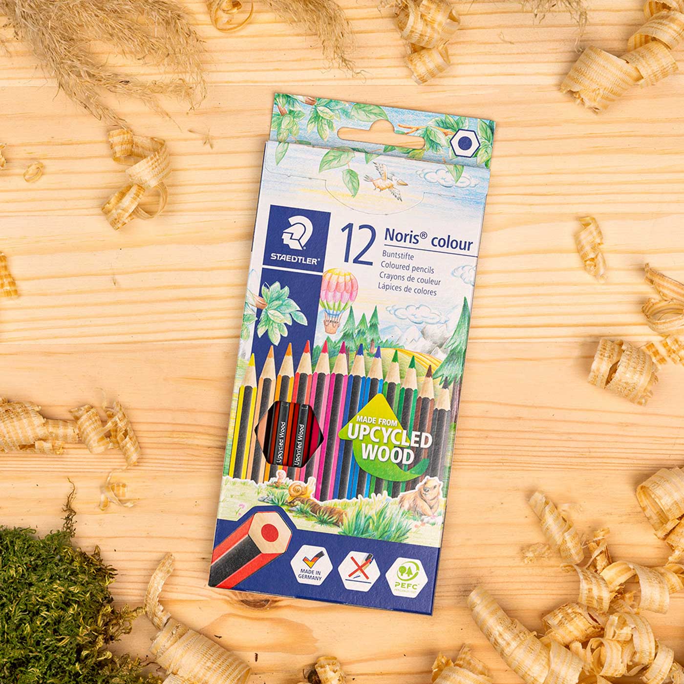 Staedtler Coloured Pencils 185 C12 Noris Club 12 Shades