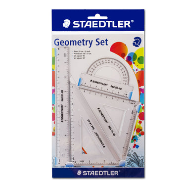 Staedtler Geometry Set 4 Piece 569 WP4 Clear
