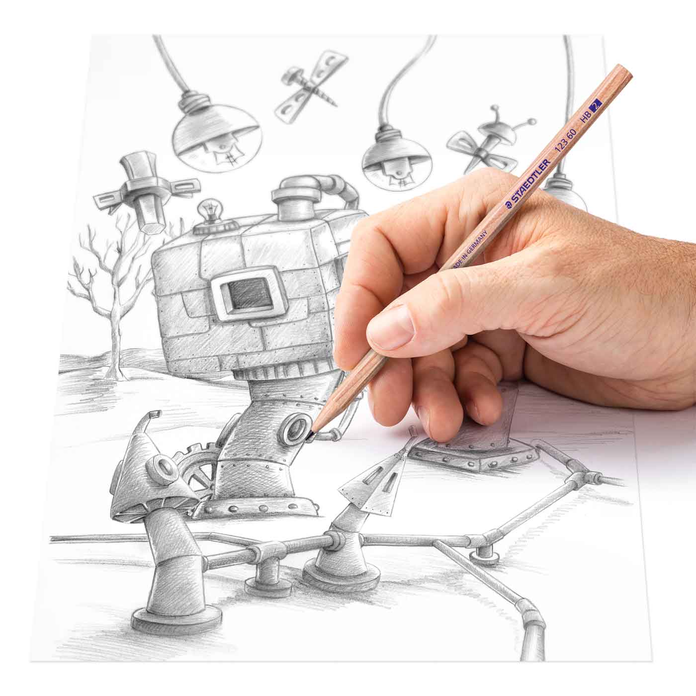 Staedtler Graphite Pencil Natural Wood 130 60N-2 HB