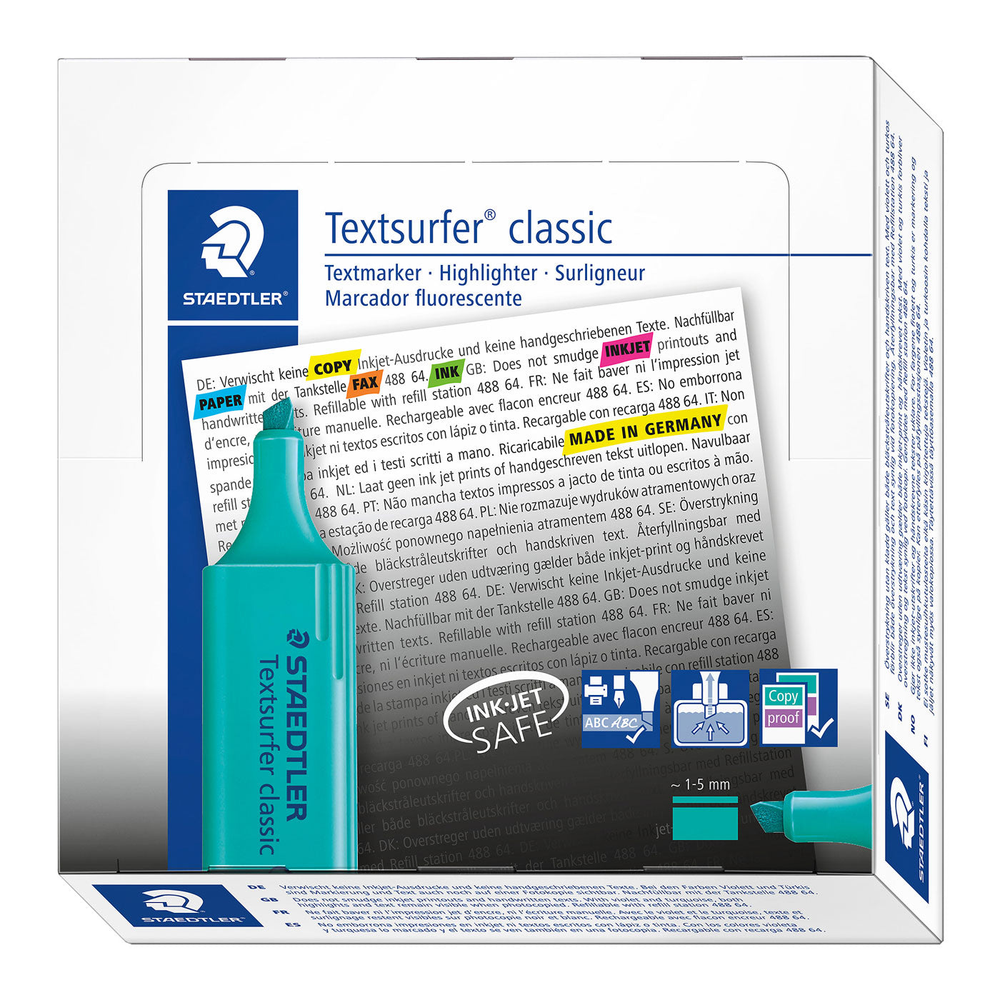 Staedtler Textsurfer Classic Highlighter Turquoise