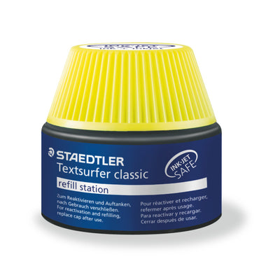 Staedtler Refill Ink Station for Highlighter Textsurfer Yellow 30ml