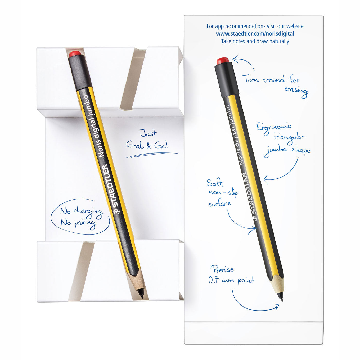 Staedtler Noris Digital Jumbo Stylus Pencil 180J 22 EMR