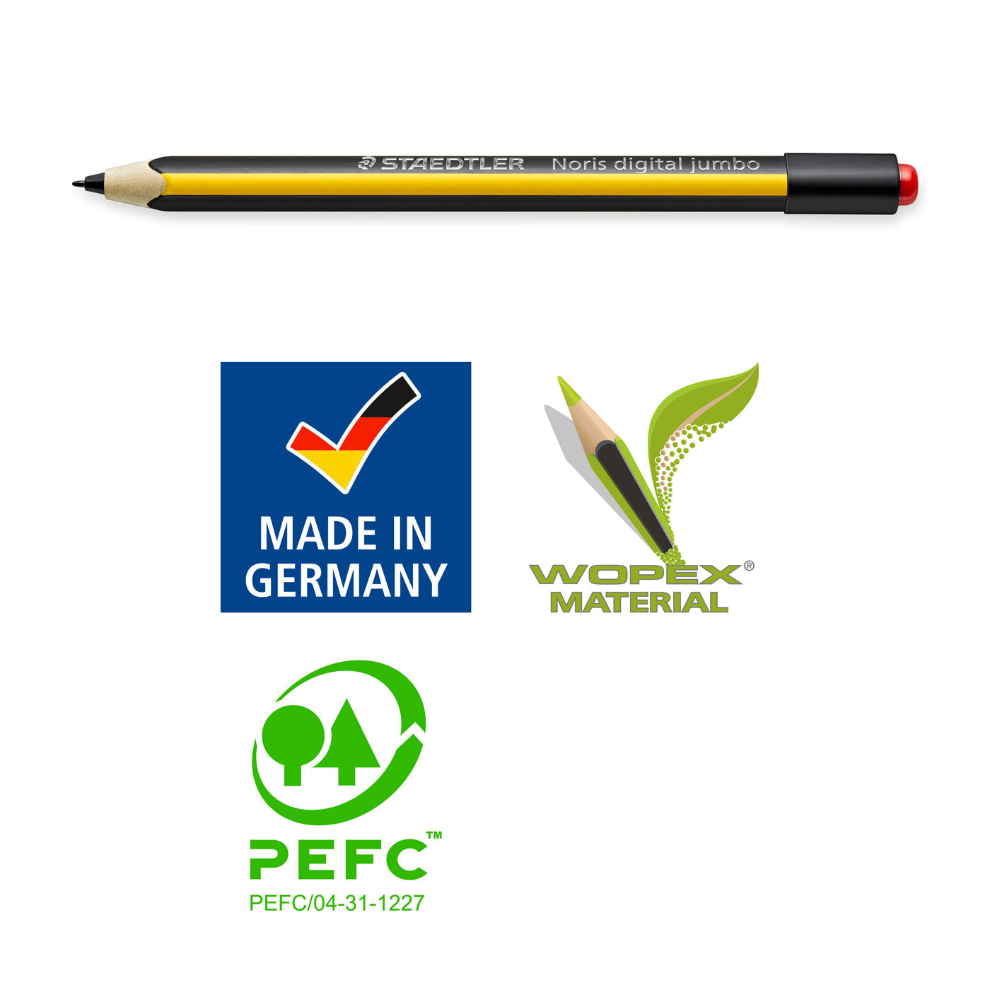 Staedtler Noris Digital Jumbo Stylus Pencil 180J 22 EMR