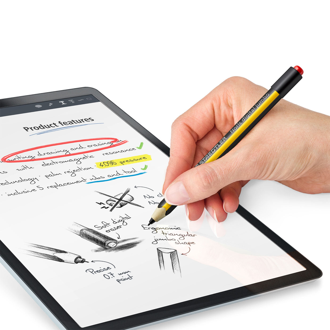 Staedtler Noris Digital Jumbo Stylus Pencil 180J 22 EMR