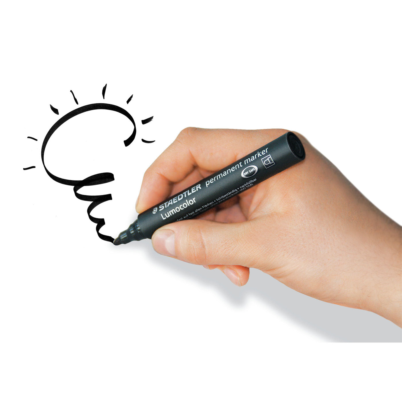 Staedtler Permanent Marker 352-9 Bullet Tip Lumocolor Black