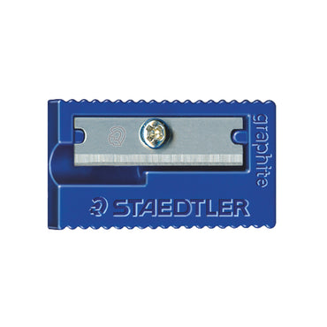 Staedtler Pencil Sharpener Plastic Single Hole Blue
