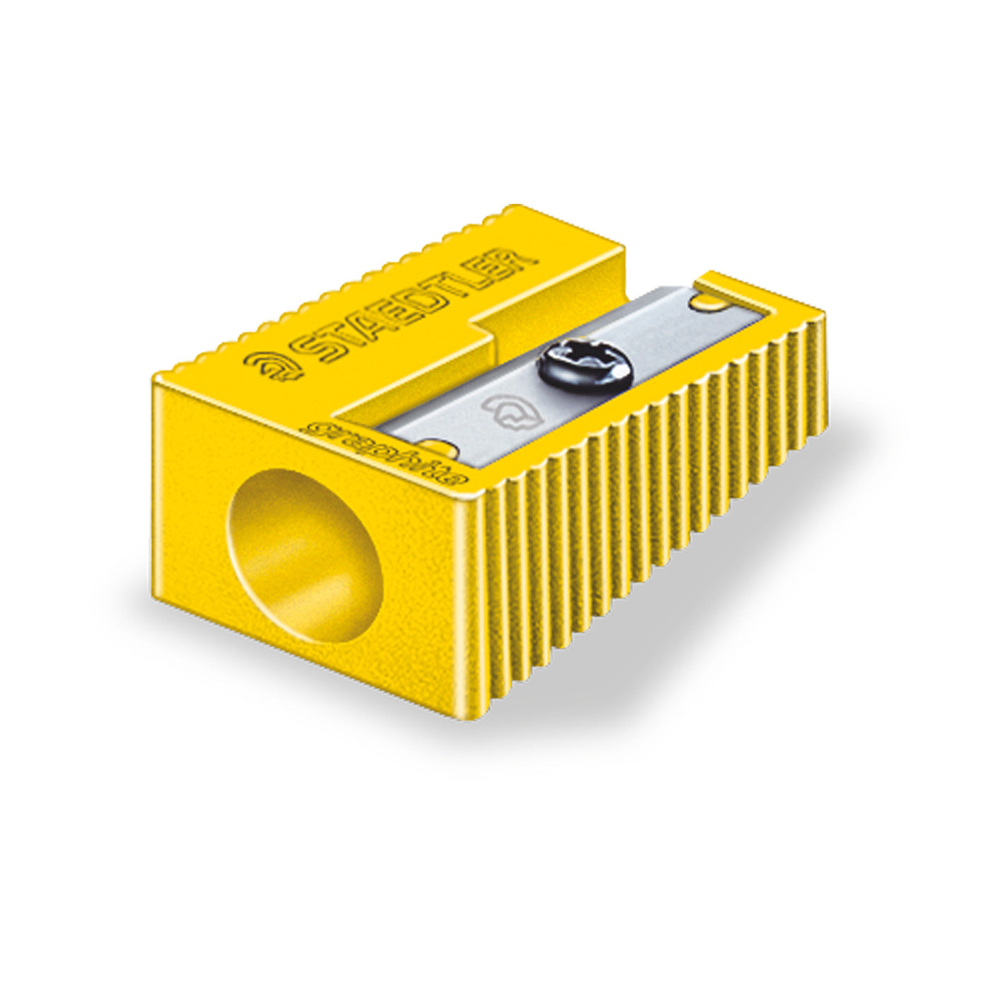 Staedtler Pencil Sharpener Plastic Single Hole Yellow
