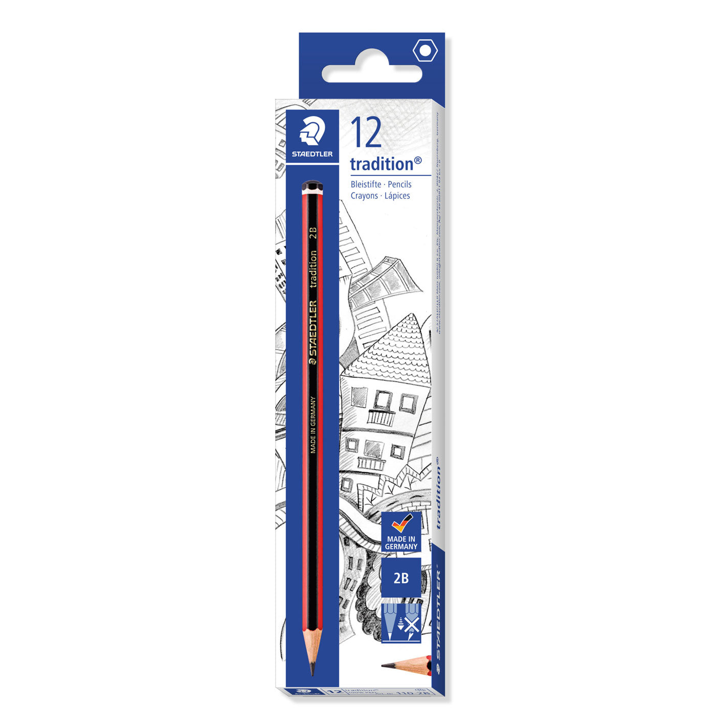 Staedtler Tradition Graphite Pencil 110-2B