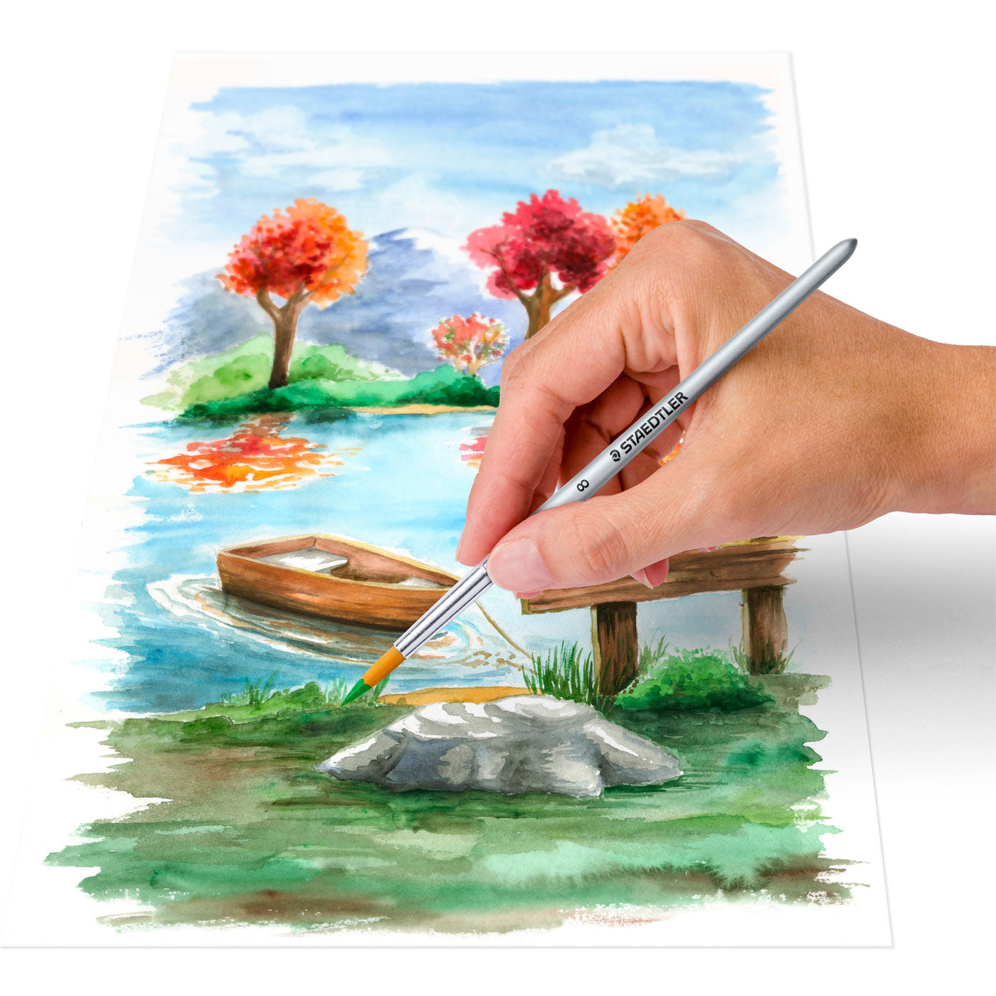 Staedtler Watercolour Paint Pack of 12 x 12ml Tubes