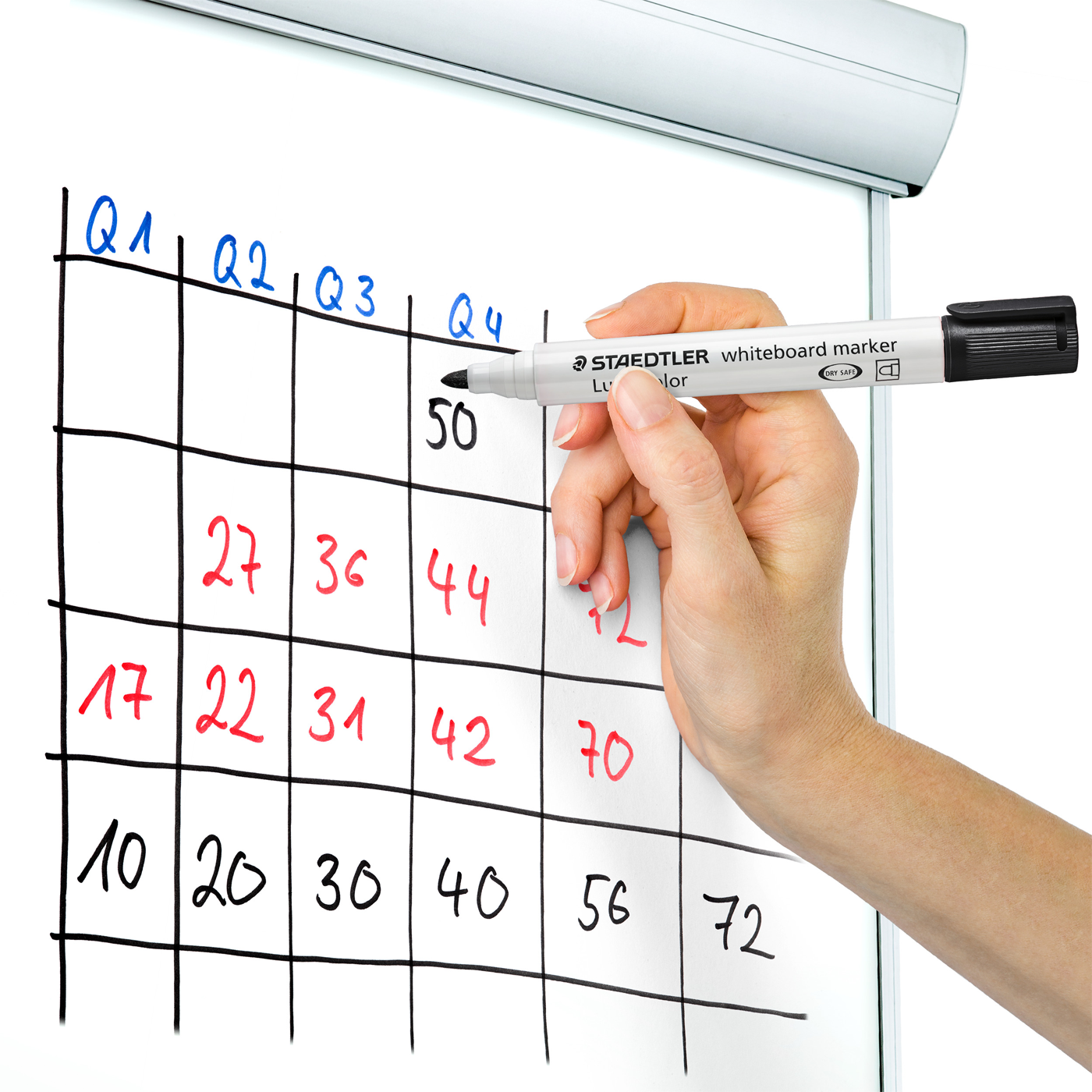 Staedtler Whiteboard Marker 351-9 Bullet Tip Lumocolor Black