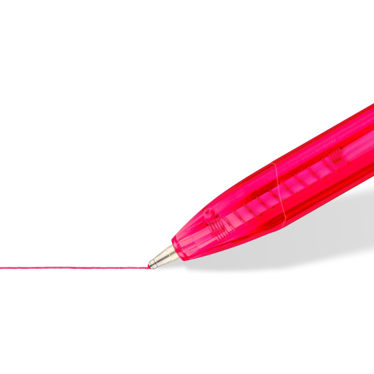 Staedtler Ballpoint Pen Triangular 4230 M-2 Retractable Medium Red