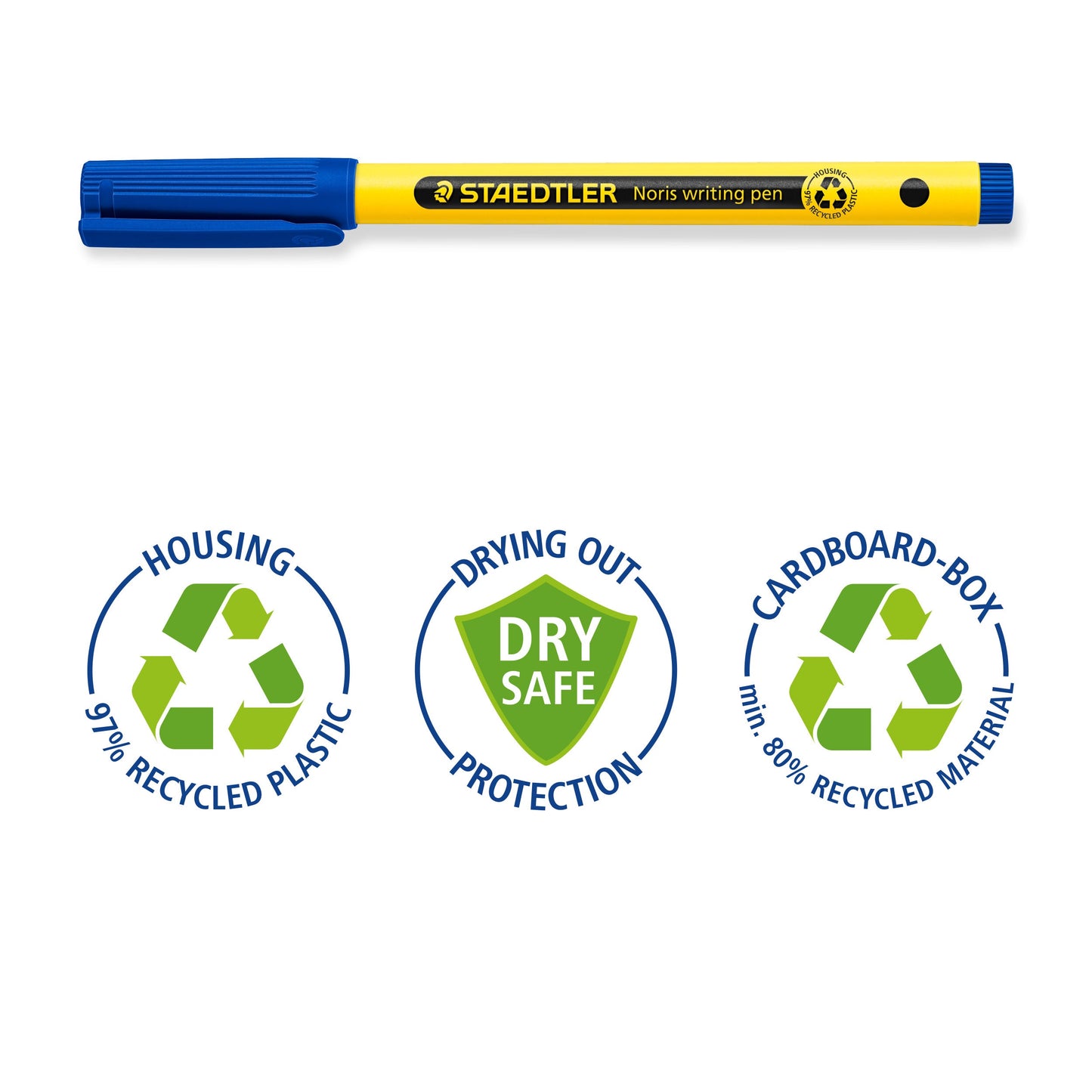 Staedtler Noris® Writing Pen 307-3 Fineliner 0.6mm Blue