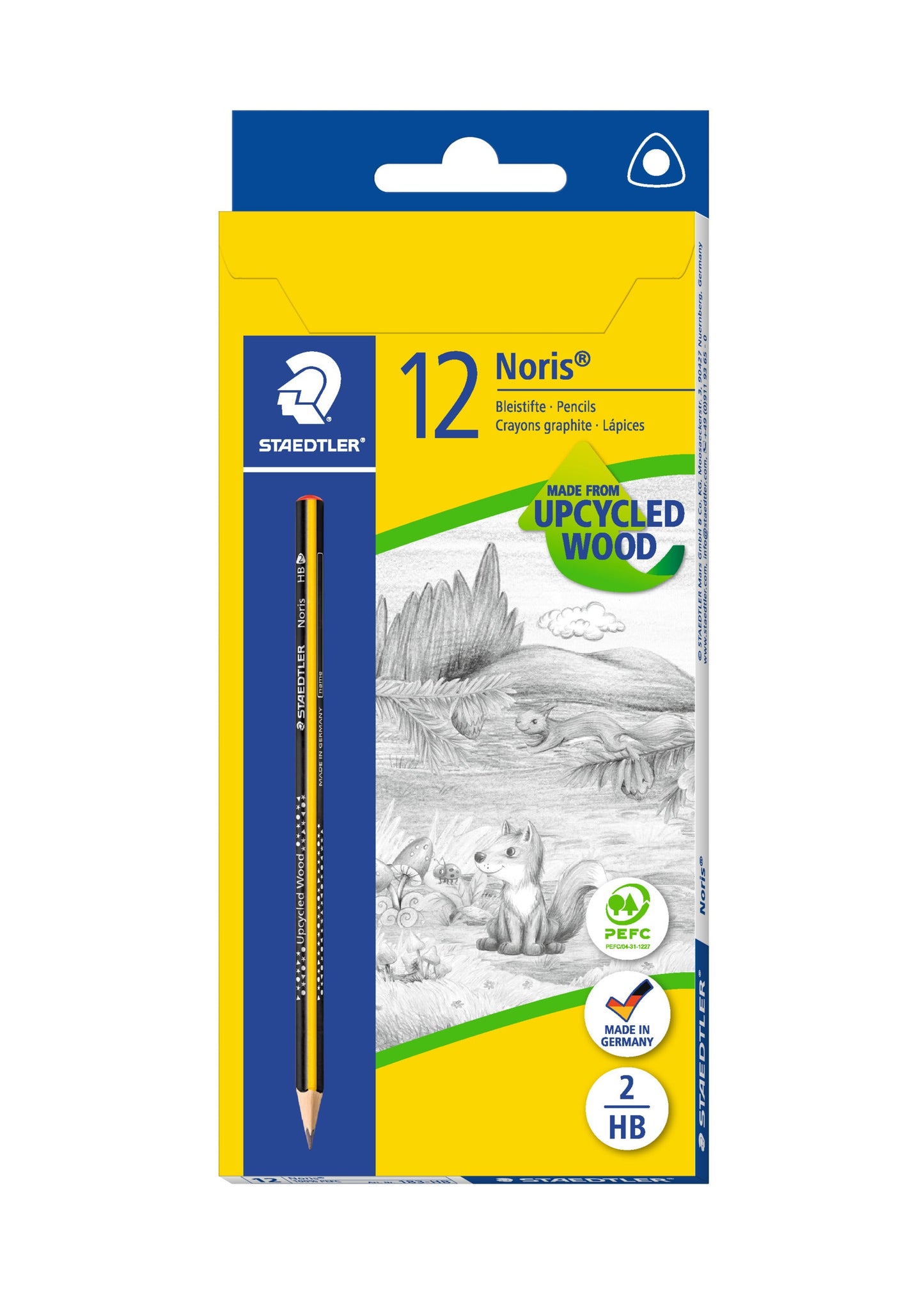 Staedtler Triangular Pencil 183-HB Graphite Noris Club HB