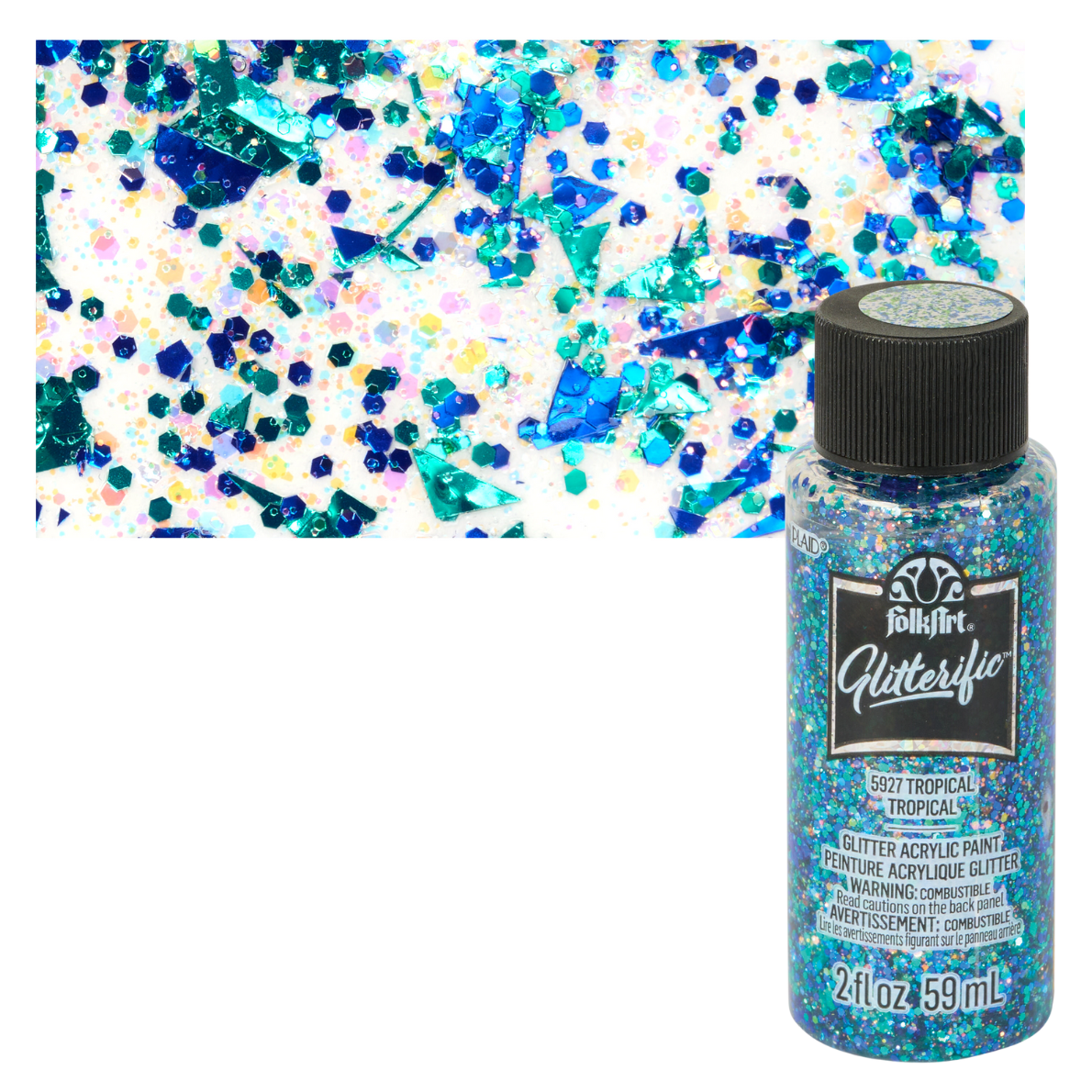 FolkArt Glitterific Acrylic Paints 59ml