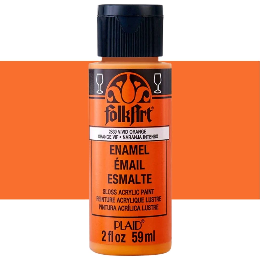 FolkArt Glass Acrylic Enamel Paints 59ML