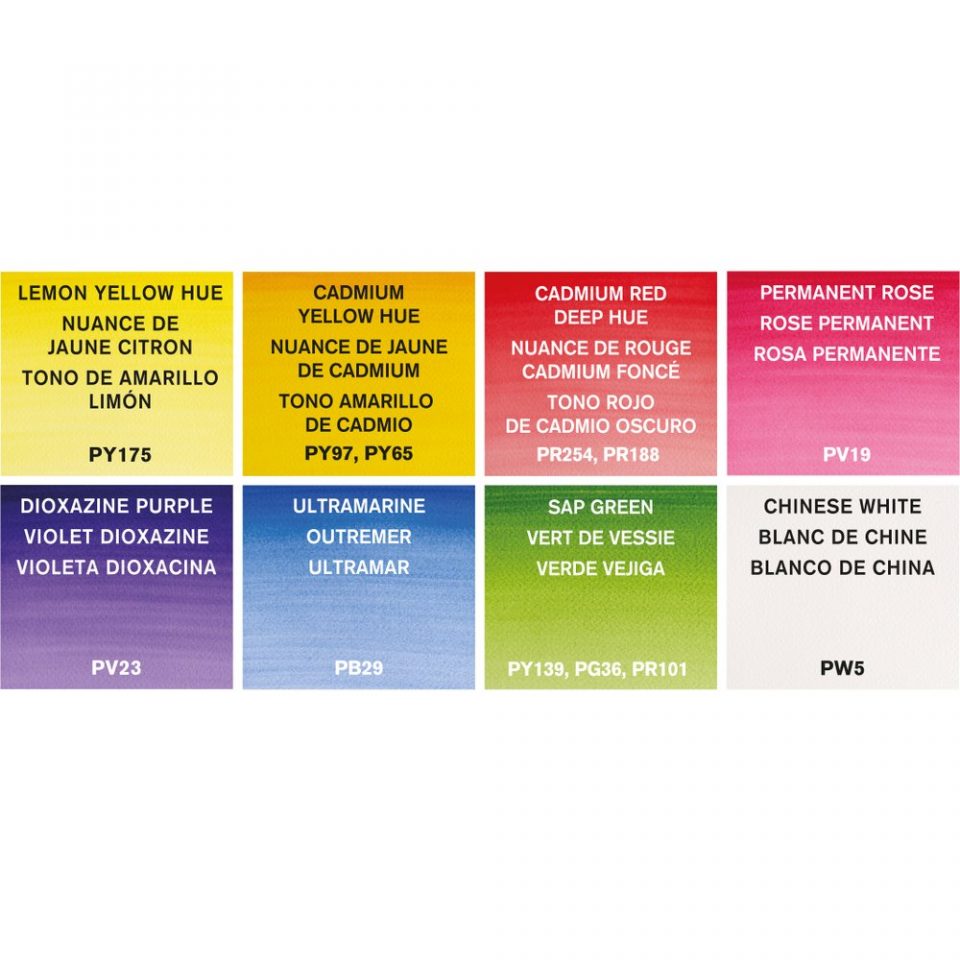 Winsor & Newton Cotman Watercolour Floral Pocket Paints Set of 9 Pieces