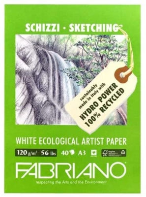 Fabriano Disegno Ecologico 120gsm Pads