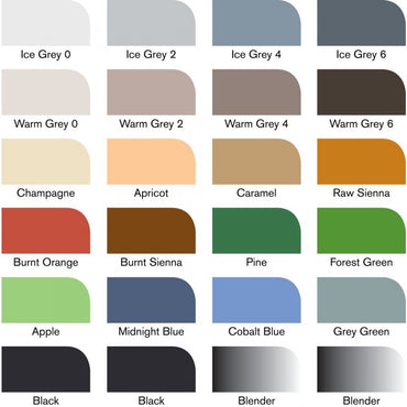 Winsor & Newton Promarkers Set Of 24 Architectural Tones