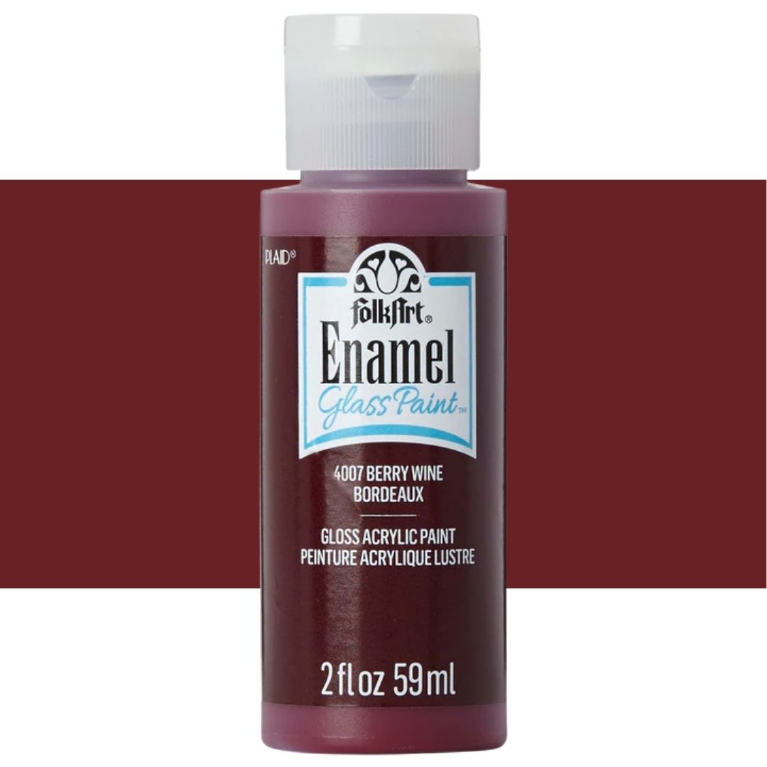 FolkArt Glass Acrylic Enamel Paints 59ML