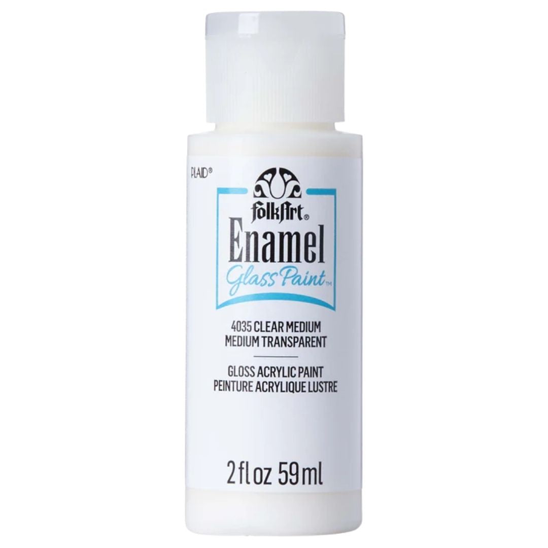 FolkArt Glass Acrylic Enamel Paints 59ML